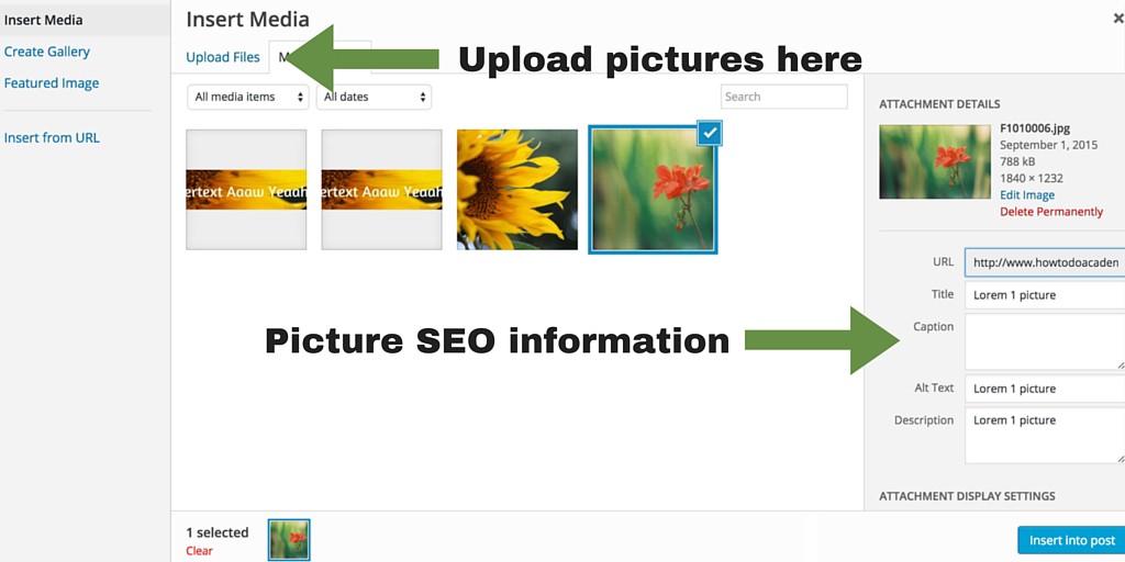 Screenshot 22 - Post and Pages - Picture Meta and SEO